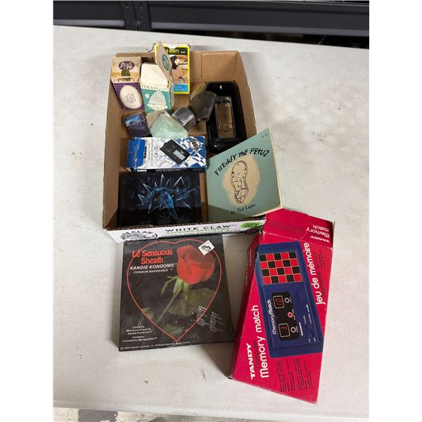 Guitar tuner egg, cups, and other items