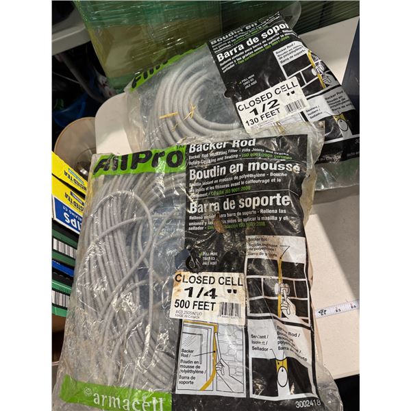 Arma Cell 1/4", 1/2" inch backer rod