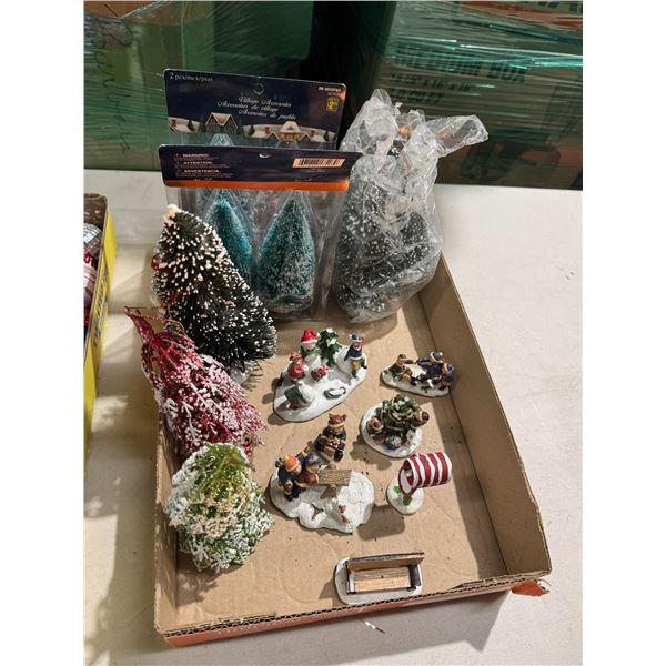 Christmas trees and decor