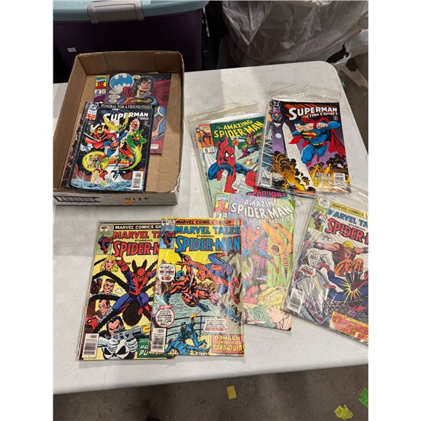 Spider-Man and Superman comics