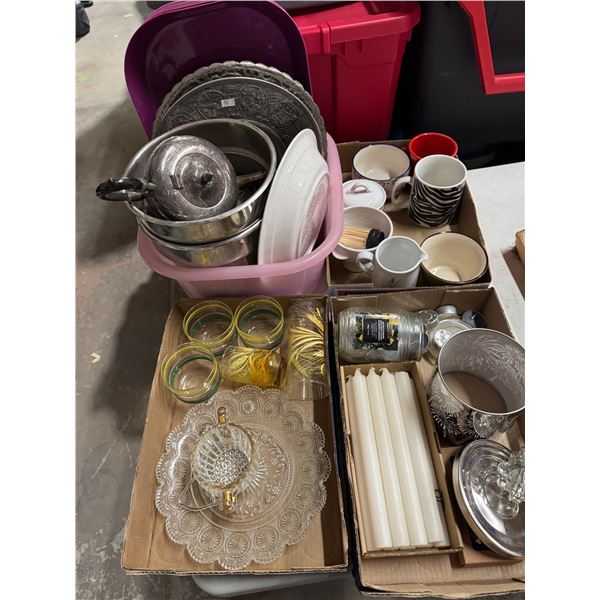 Kitchenware and candles