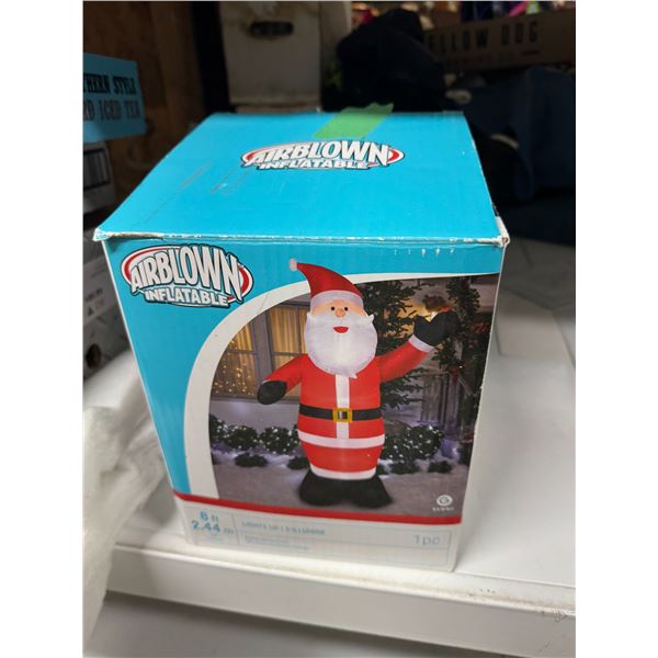 Air blown inflatable Santa