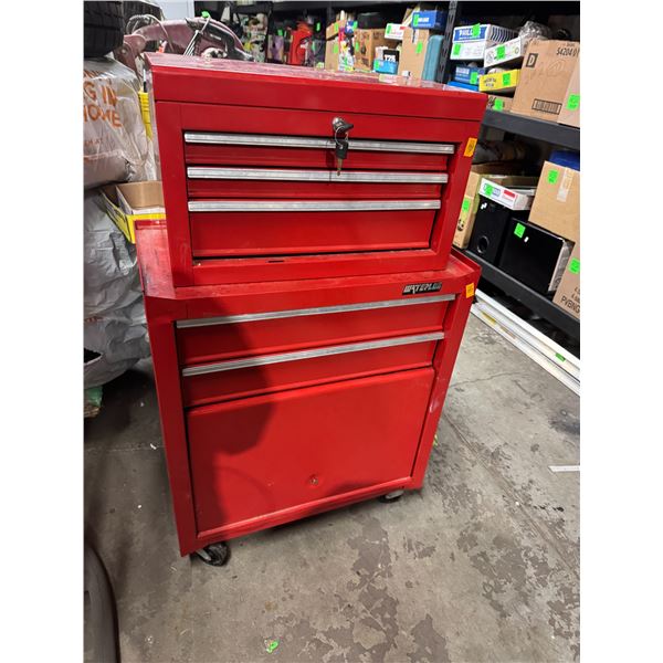 2 pc toolbox and contents