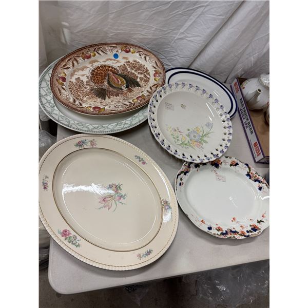 Collectible China platters