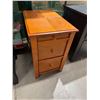 Image 1 : Side table with pullout tray measures 15" x 21 1/2" x 24" tall