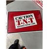 Image 1 : Caution TNT sign tin