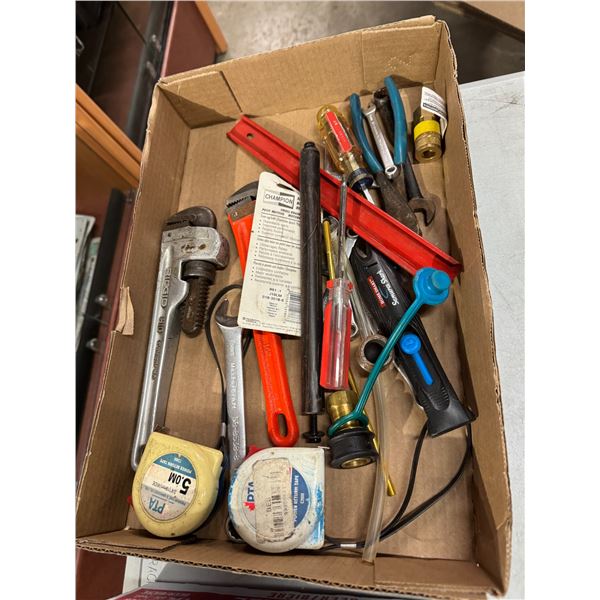 Assorted tools rigid crescent, wrenches, etc.