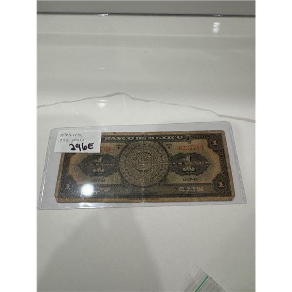 Mexico one peso