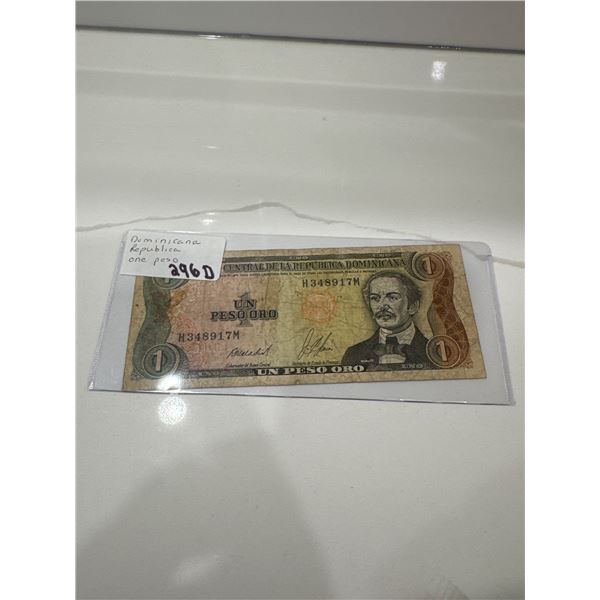 Dominicana Republica one Peso