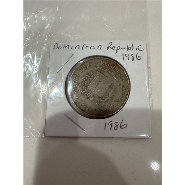 Dominican Republic 1986 coin