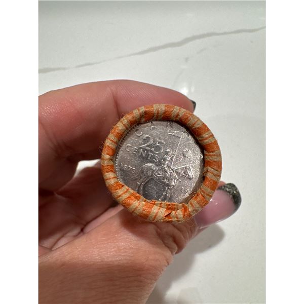 1873 -1973 roll Of quarters