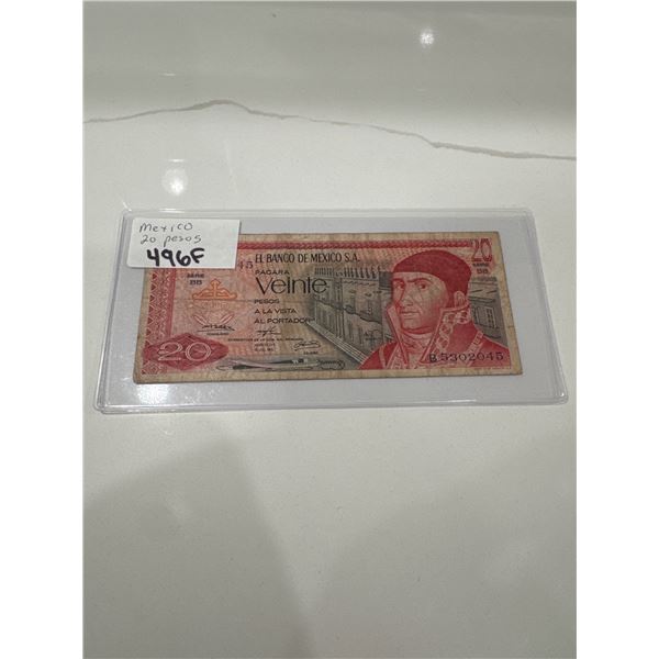 Mexico 20 pesos