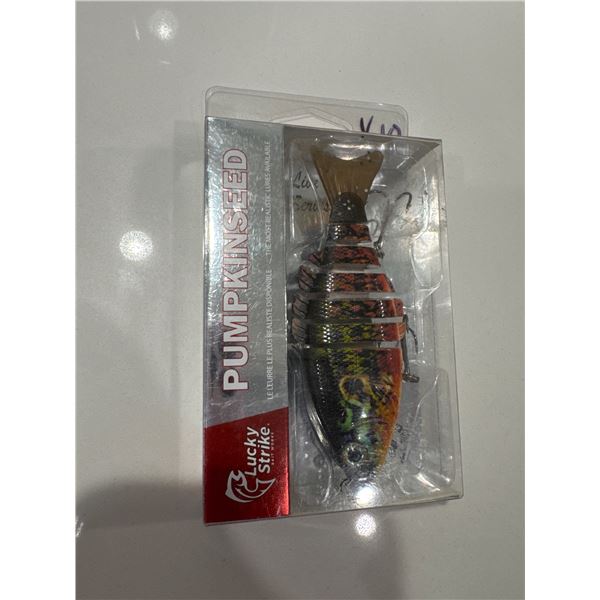 Pumpkinseed Lucky Strike lure