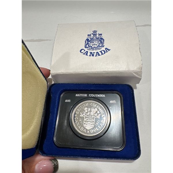 Canada British Columbia 1871- 1971 coin
