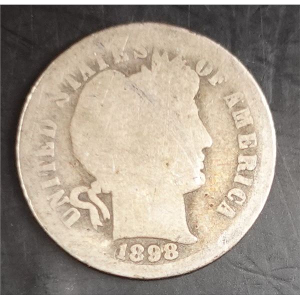 1898-S Barber Dime