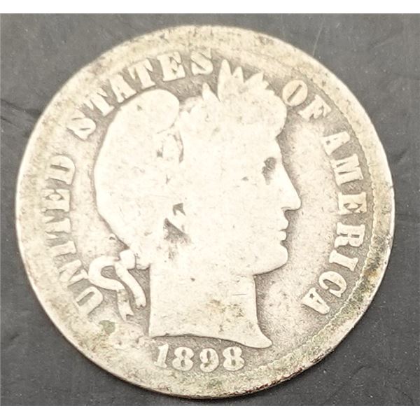 1898-O Barber Dime