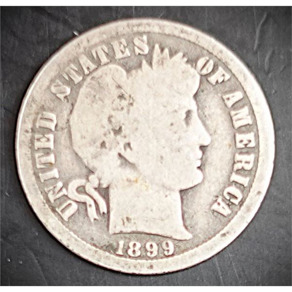 1899-O Barber Dime