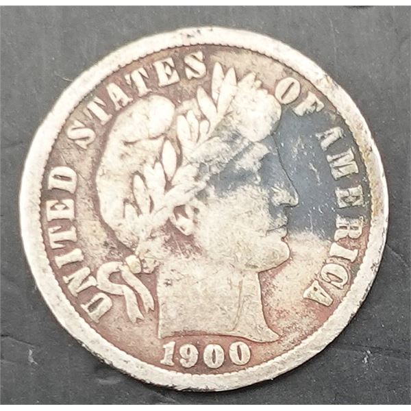 1900 Barber Dime