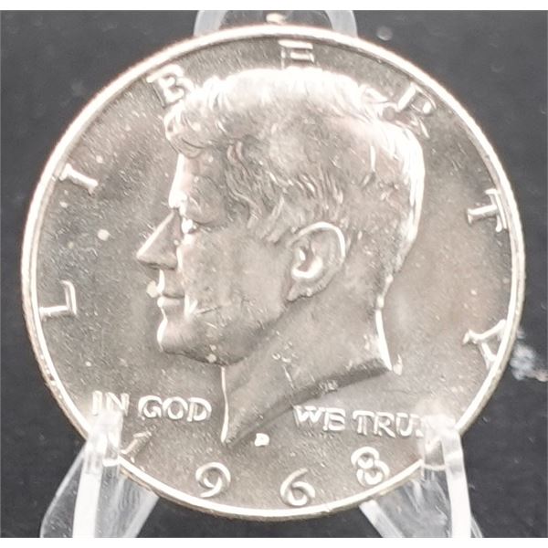 1968-D Kennedy Half Dollr