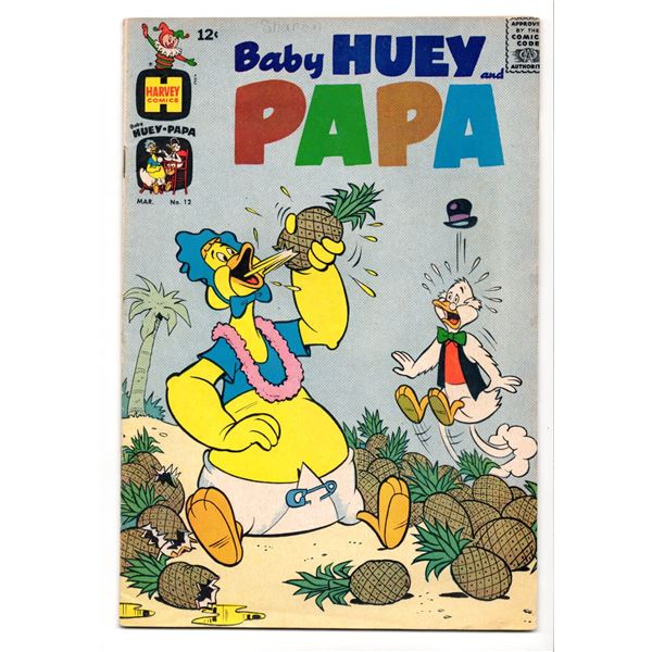Harvey Comics Baby Huey Papa March #12
