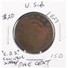 Image 1 : 1827 Coronet Hair Large Cent