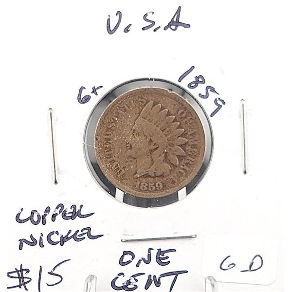 1859 Indian Head Cent