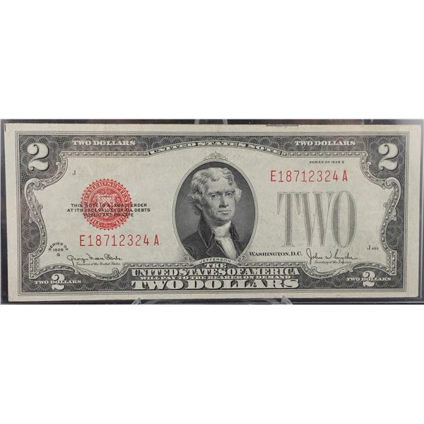 1928-G $2 Red Seal Note