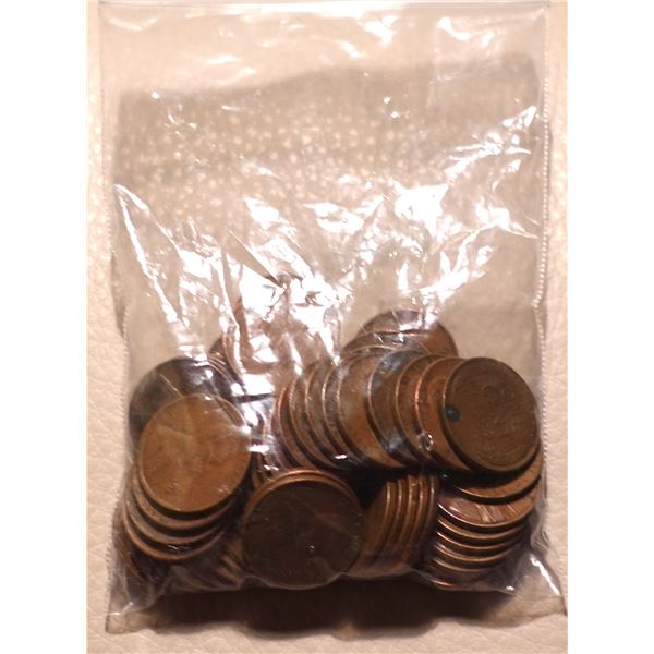 Lot of Wheat Cents