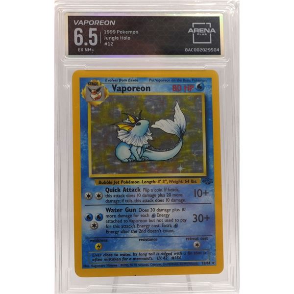 1999 Pokémon 1st Edition Jungle Vaporeon Holo