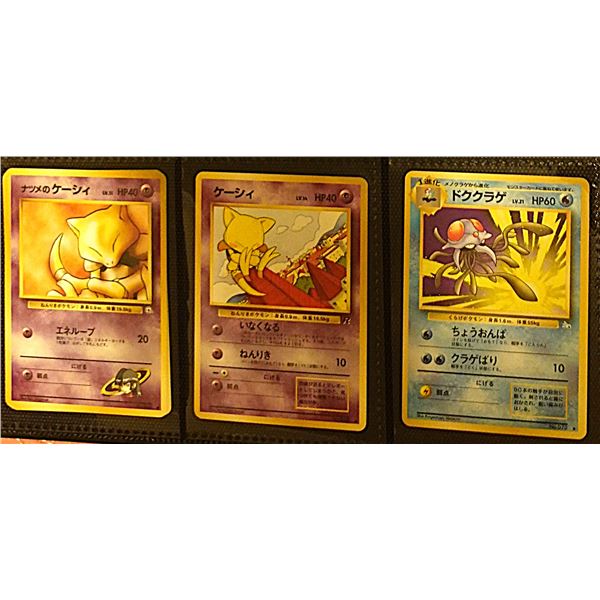(3) Japanese Pokemon Cards