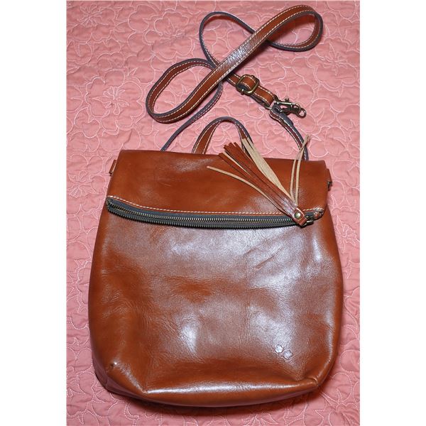 Patricia Nash Leather Convertible Backpack