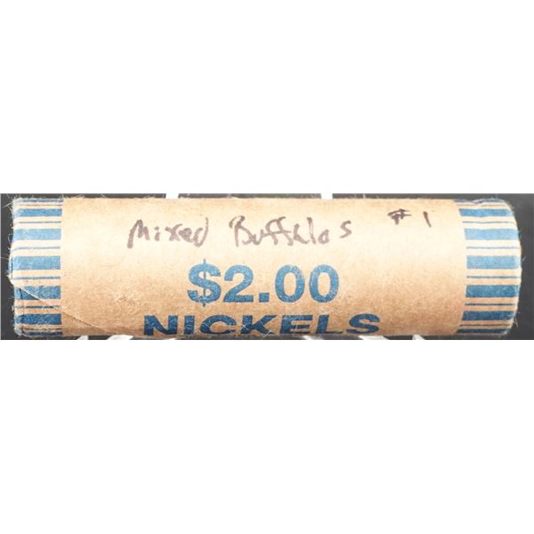 Roll of Mixed Buffalo Nickels