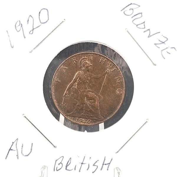 1920 British Farthing