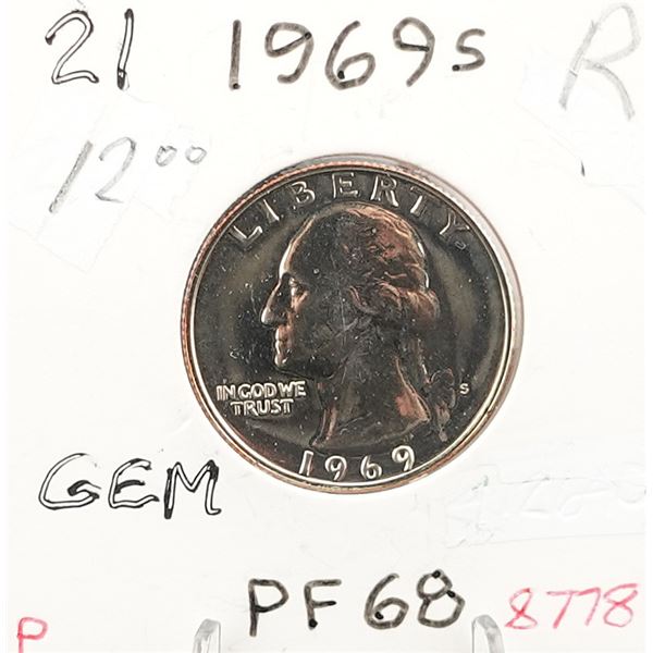 1969-S Washington Quarter