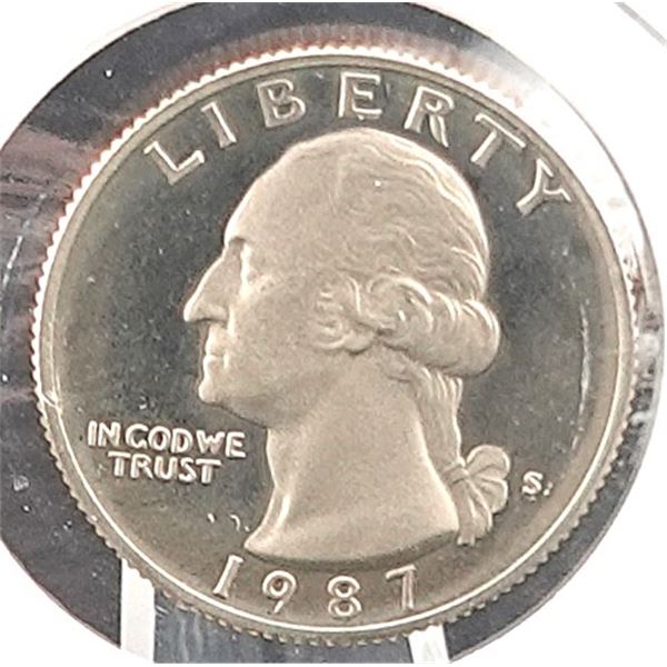1987-S Washington Quarter