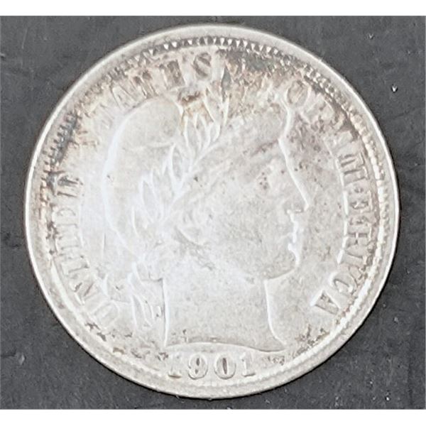1901 Barber Dime