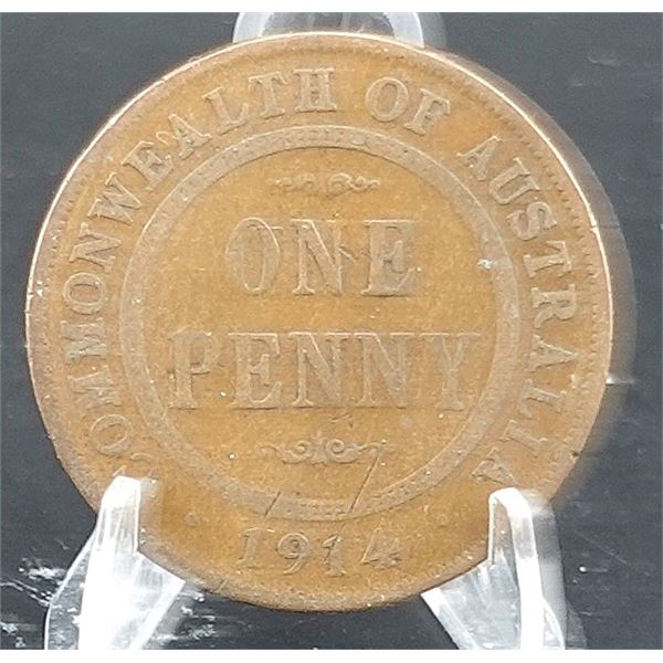 1914 One Penney Australian