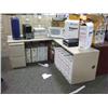 Image 1 : L-shape Desk W/rolling Ped
