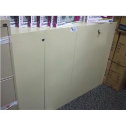 Cream Wall Mountable Storage Cabinet