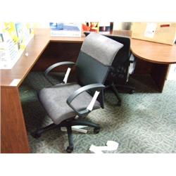 Grey Mesh Back Gas Lift Tilter Chair