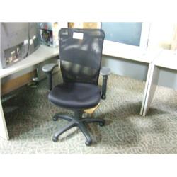 Black Hi Back Mesh Back Ergo Managers Chair