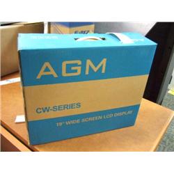 Agm 19  Widescreen Lcd Flat Panel Monitor