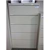 Image 1 : Data File Grey 5 Drawer Lateral File Cabinet