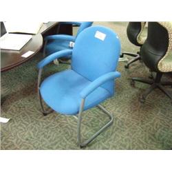 Blue Steelcase Client  Chair