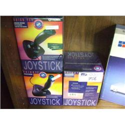 3 Joysticks & DVD Player