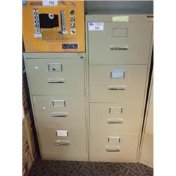 Cream Vertical File Cabinet (legal Size)