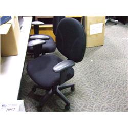 2 Black Task Chairs