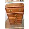 Image 2 : *Wooden 5 Drawer Dresser- 31''x 17.5'' x 49'' - Some Stains