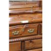 Image 2 : *Wooden 7 Drawer Dresser w/ Mirror & Shelves- 58'' x 17.5'' x 72'' w/ Mirror