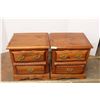 Image 1 : *Set of Wooden Bed Side Night Stands- 22'' x 17.5'' x 24''